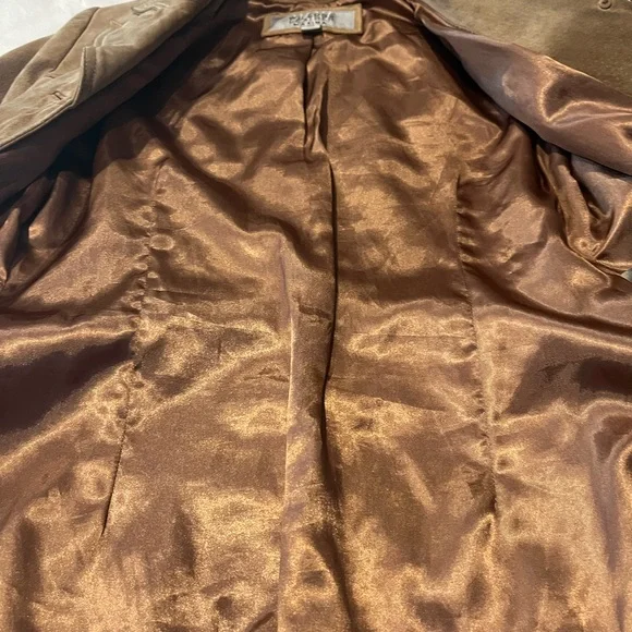 Women's Tan Suede Jacket - Picture 3 of 4